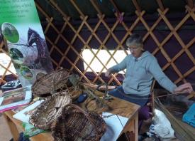 Ruth Thompson, Sylvan Skills making Gypsy Baskets